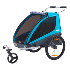 THULE Coaster XT sininen lastenkuljetusperäkärry
