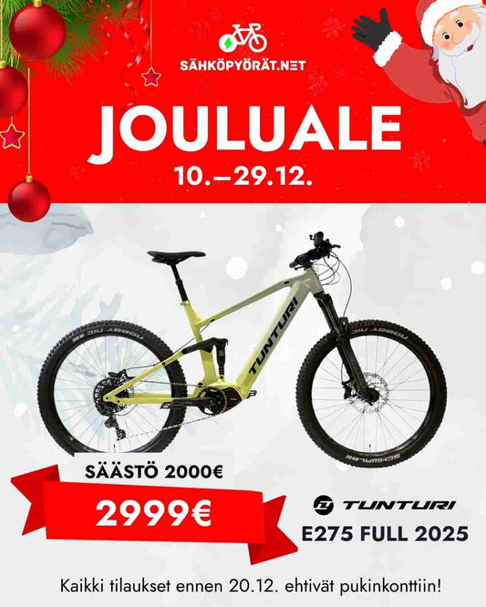 Tunturi E275 Full 2025 *HUIPPUTARJOUS*