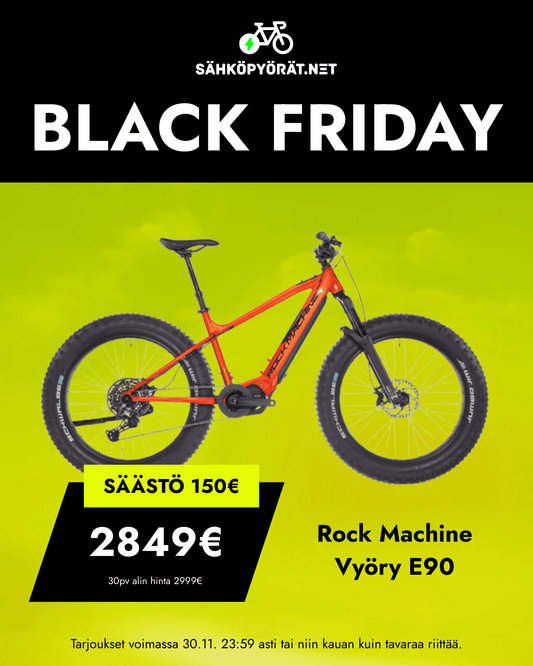 Rock Machine Vyöry E90 *HUIPPUTARJOUS*