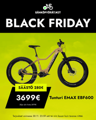 Tunturi EMAX EBF600 *BLACK FRIDAY TARJOUS, RAJOITETTU ERÄ*