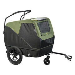 XLC Dog Large BS-C13 koirankuljetusperäkärry – moss green/lime/black