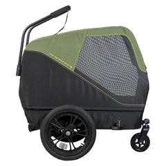 XLC Dog Large BS-C13 koirankuljetusperäkärry – moss green/lime/black
