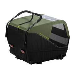 XLC Dog Medium BS-C12 koirankuljetusperäkärry – moss green/lime/black